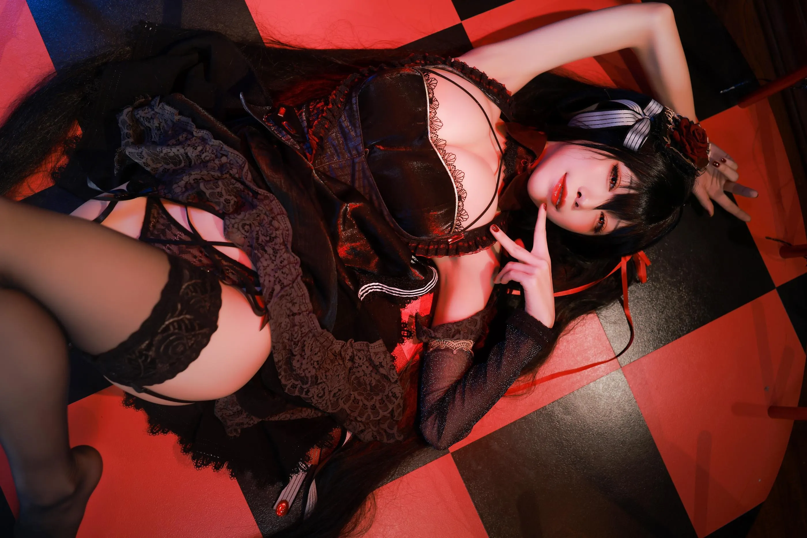 水淼aqua – NO.76 大凤 打歌服 [45P]插图4